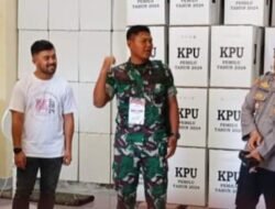 Pastikan Kesiapan Pemilu 2024, Dandim 1403 Sawerigading Palopo Kunjungi Gudang Logistik KPU Lutim