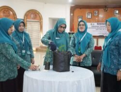 Ketua TP PKK Lutim Ikuti Pencanangan Gerakan Penanaman Cabai Serentak se-Indonesia Secara Virtual