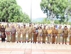 Pimpin Apel Pasca Libur Lebaran, Budiman Cek Langsung Absensi Pegawai