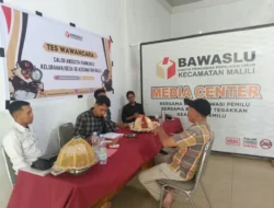 Ketua Bawaslu Lutim Pantau Tes PKD Malili