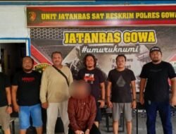 Mantan Sekretaris BNK Luwu Timur Ditangkap di Gowa