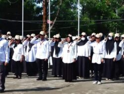 KPU Lutim Gelar Apel Siaga Pelaksanaan Coklit Daftar Pemilih Pilkada 2024