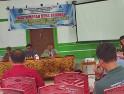 Camat Tomtim Hadiri Musyawarah RKPDes Purwosari dan Cendana Hitam
