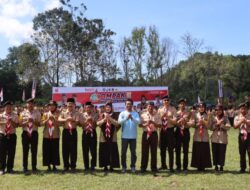 Asisten Pemerintahan dan Kesra Buka Kemah Lomba Pramuka Penegak Tingkat Cabang Lutim