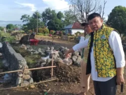 Anggota DPRD Lutim Aripin Tinjau Pekerjaan Proyek di Towuti