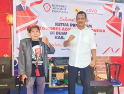 Mukhtar Resmi Dilantik Sebagai Presidium AdvoKAI DPC Luwu Timur