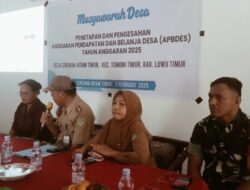 Pemdes Cendana Hitam Timur Gelar Musyawarah Penetapan APBDes Tahun 2025