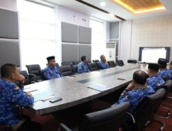 Bupati Luwu Timur Ikuti Rakor Virtual Penandatanganan Nota Kesepahaman Terkait Agraria, Tata Ruang, dan Kehutanan