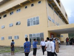 Bupati Luwu Timur Tinjau Progres Pembangunan Rumah Sakit Atue