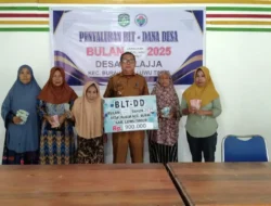 Pemdes Jalajja Salurkan BLT DD Tahap I Tahun 2025