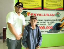 Pemdes Lambara Harapan Salurkan BLT DD Tahap I Tahun 2025