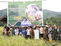 Lutim Ambil Bagian dalam Panen Raya Nasional, Wabup Puspa Apresiasi Peran Petani