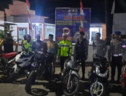 Polsek Towuti Gelar Razia Penertiban Penggunaan Knalpot Brong