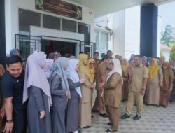 Hari Pertama Kerja Pasca Lebaran, Wabup Puspa Sidak Sejumlah SKPD