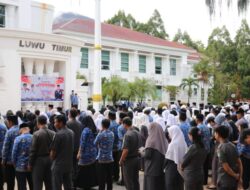 Peringati Hari Otonomi Daerah ke-XXIX, Pemkab Luwu Timur Gelar Upacara