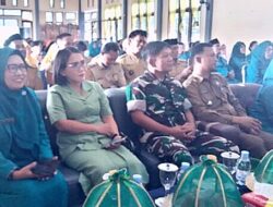 Danramil 1403-14/Mangkutana Hadiri Pelantikan Ketua TP PKK Desa Margolembo