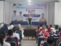 Asisten Pemerintahan dan Kesra Buka Kegiatan FLS3N Tingkat Kabupaten Lutim