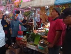 Tindak Lanjut Rapat Bersama Pedagang, Bupati Irwan Cek Kondisi Pasar Malindungi