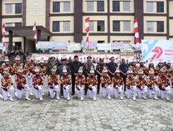 Semarak HUT Bhayangkara ke-79, Sekda Hadiri Upacara, Kapolres Beri Pesan Perpisahan