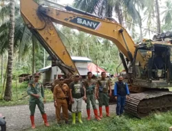 Tim Polhut Hentikan Aktivitas Pertambangan Emas Ilegal di Buol