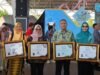 Bupati, Wabup, dan Ketua TP PKK Lutim Terima Penghargaan dari Menteri Pembangunan Keluarga