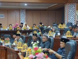 DPRD Lutim Gelar Rapat Paripurna Pandangan Umum Fraksi-fraksi Terkait Ranperda APBD 2024