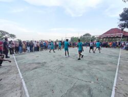 Menang Dramatis, Tim Voli Putra Desa Teromu Melaju ke Semi Final