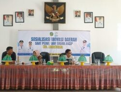 Camat Mangkutana dan Bapperida Lutim Dorong Inovasi Daerah “Saat Peduli dan Sadar Arsip”