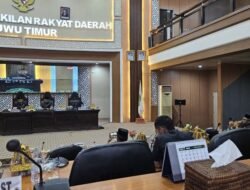 DPRD Lutim Gelar Rapat Paripurna Pendapat Akhir Fraksi-fraksi tentang Ranperda Perubahan APBD Anggaran 2025