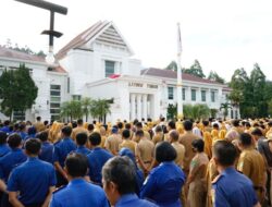 Rapiuddin Kembali Tekankan Kedisiplinan dan Pola Hidup Sehat Saat Pimpin Apel