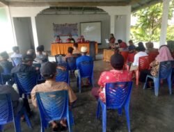 Kasi Trantib Tomoni Timur Hadiri Lokakarya Pembentukan Forum PRB di Desa Manunggal