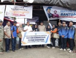 Peduli Sesama, Bupati Soppeng Kirim Bantuan untuk Warga Sorowako yang Tertimpa Musibah