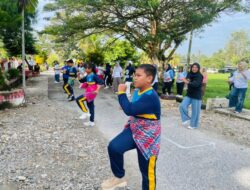 Siswa SDN 179 Baku Jadi Instruktur Senam di Sabtu Sehat Juara Tomoni Timur