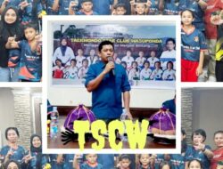 Rusdi Layong Lepas 17 Atlet TSCW Untuk Berlaga di Taekwondo Open Tournament Poltek Cup 2025