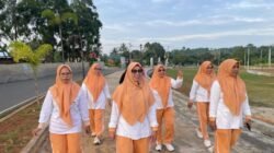 Bangun Semangat Hidup Sehat, Kebersamaan, dan Produktivitas, DWP Lutim Meriahkan SSJ