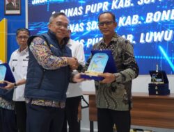 Terbaik Ke-3 Se Sulawesi, Lutim Raih Penghargaan Penyelenggaraan Jasa Konstruksi dari Dirjen Bina Konstruksi Kemen PU