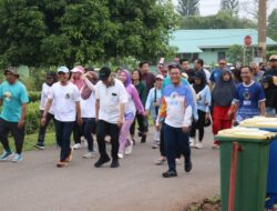 Bupati Irwan Jalan Sehat Bersama Delegasi USIM dan UMI di Sorowako, Canda Tawa Warnai Kebersamaan