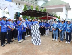 HKN ke-61 di Lutim Berlangsung Meriah, Jalan Sehat Hingga Penyerahan Penghargaan dan Ambulance Warnai Perayaan