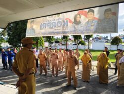 Camat Tomoni Pimpin Apel Pagi, Sambut Rekan PPPK Paruh Waktu