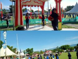 Siswa SMP Pandu Senam Sabtu Sehat Juara di Kecamatan Kalaena