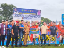Ditutup Plt. Kadis Parmudora, 375 United Juara Kalaena Bersatu Cup III 2025