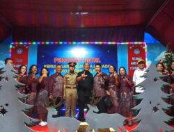 Hadiri Natal KKLRM, Bupati Irwan Ingatkan Ketertiban Jelang Tahun Baru