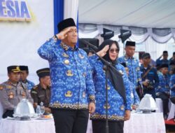 Bupati Irwan dan Wabup Puspa Pimpin Upacara HUT KORPRI Ke-54 di Luwu Timur