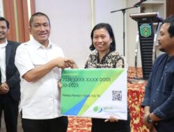 ‎Bupati Irwan Launching Program BPJS Ketenagakerjaan untuk 12.800 Pekerja Rentan