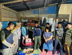 Satpol PP Lutim Tertibkan Peredaran Minuman Beralkohol Jelang Nataru, Puluhan Botol Diamankan