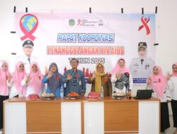Wabup Puspawati Bentuk Pokja di Rakor Penanggulangan HIV/AIDS Lutim 2025