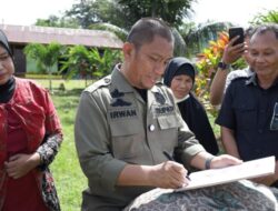 Jihadin Peruge Dampingi Bupati Luwu Timur Tinjau Kondisi MTs Nurul Taqwa Sorowako