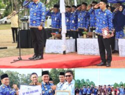 Bupati Irwan Pimpin Upacara Hari Kesadaran Nasional, Serahkan Berbagai Penghargaan dan Bantuan