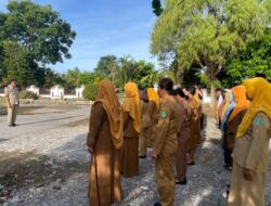 Pimpin Apel, Camat Tomtim Minta Seluruh Staf Sukseskan MTQ XI Luwu Timur