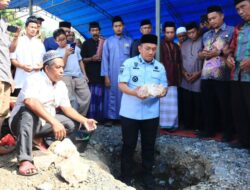 Pembangunan Masjid Babussalam Dimulai, Bupati Luwu Timur Alokasikan Bantuan